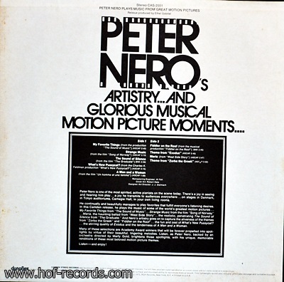 Peter Nero Play Music From Great Motion Pictures 1Lp
