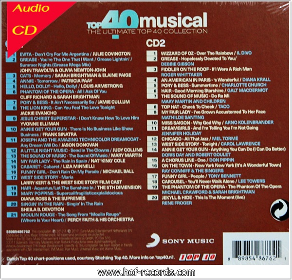 Musical - The Ultimate Top 40 Collection 2Cd N.