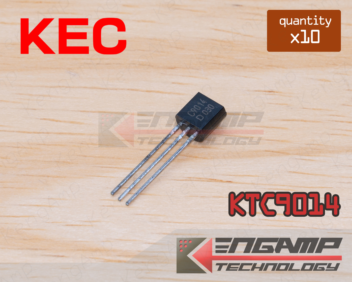 (10ตัว) [TR] KTC9014D C9014 KEC NPN 150mA 50V EBC