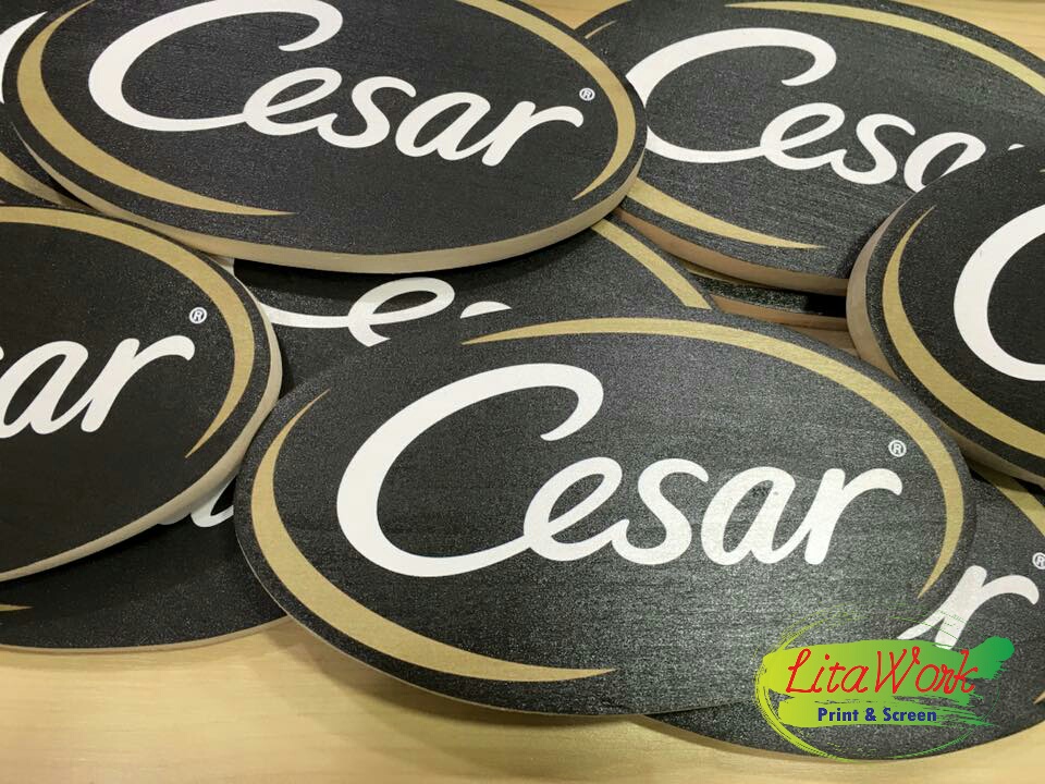 สกรีนไม้ Cesar