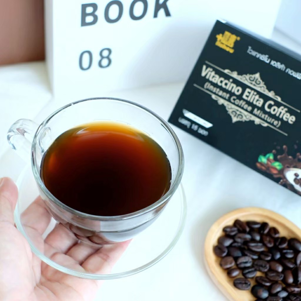 Vitaccino Elita Coffee ไวแทคซิโน่(กาแฟดำพลัส) แพกเกจใหม่ล่าสุด