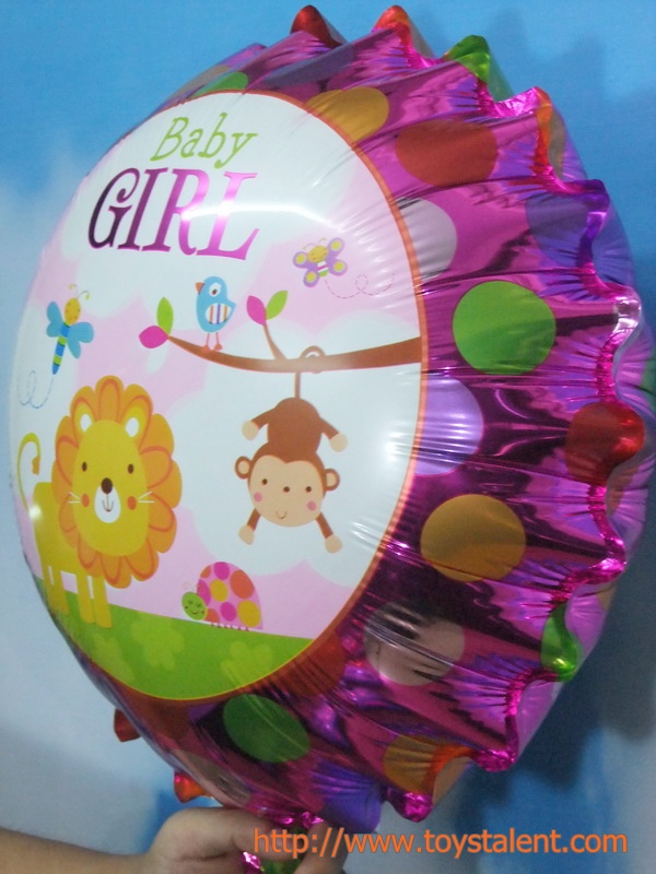 บอลลูนฟลอย์เด็กแรกเกิด Baby Girl เด็กหญิง - Baby Girl Foil Balloon / Item No. TL-C020
