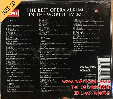 The best Opera Album in the world..ever! (France ) Used CD 2 Dise VG++ code DDD/ADD