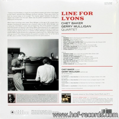 Chet Baker - Line For Loyns 1Lp N.