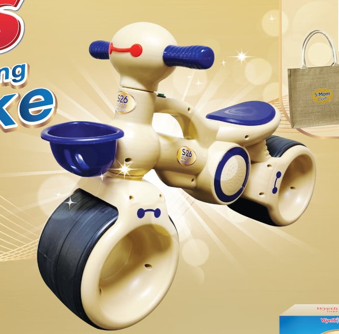 รถขาไถ ล้อโต มีเสียงเพลงและมีไฟ Learning bike สินค้าเป็นของแถม