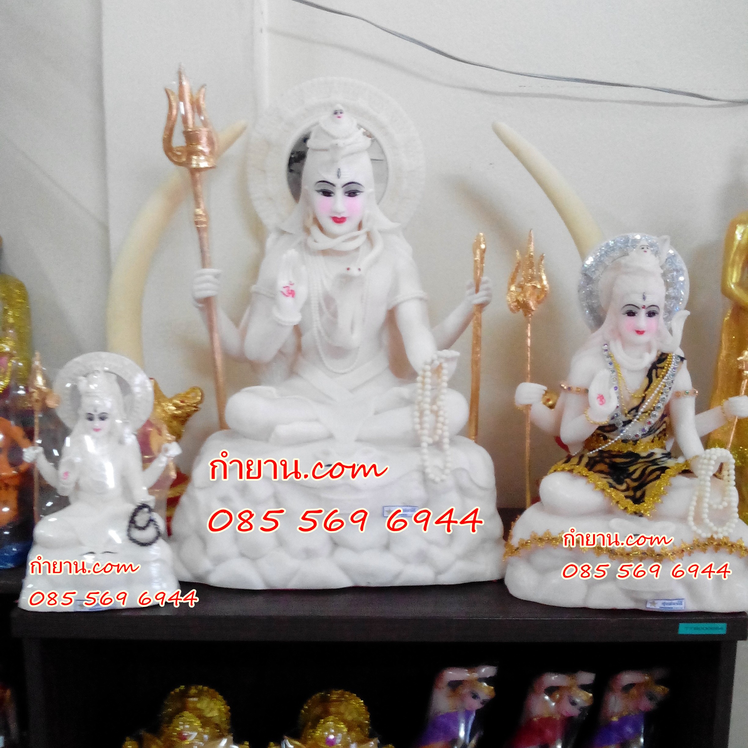 ศิวะ 12" เนื้อผงหินอ่อน สูง 78 ซม.