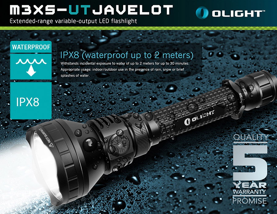 ไฟฉาย Olight M3Xs-ut Kit set ชุดพร้อมแบต 3600