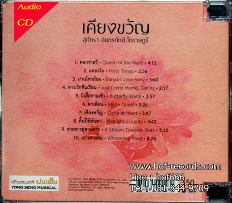 สุภัทรา โกราษฏร์ - เคียงขวัญ 1Cd N.