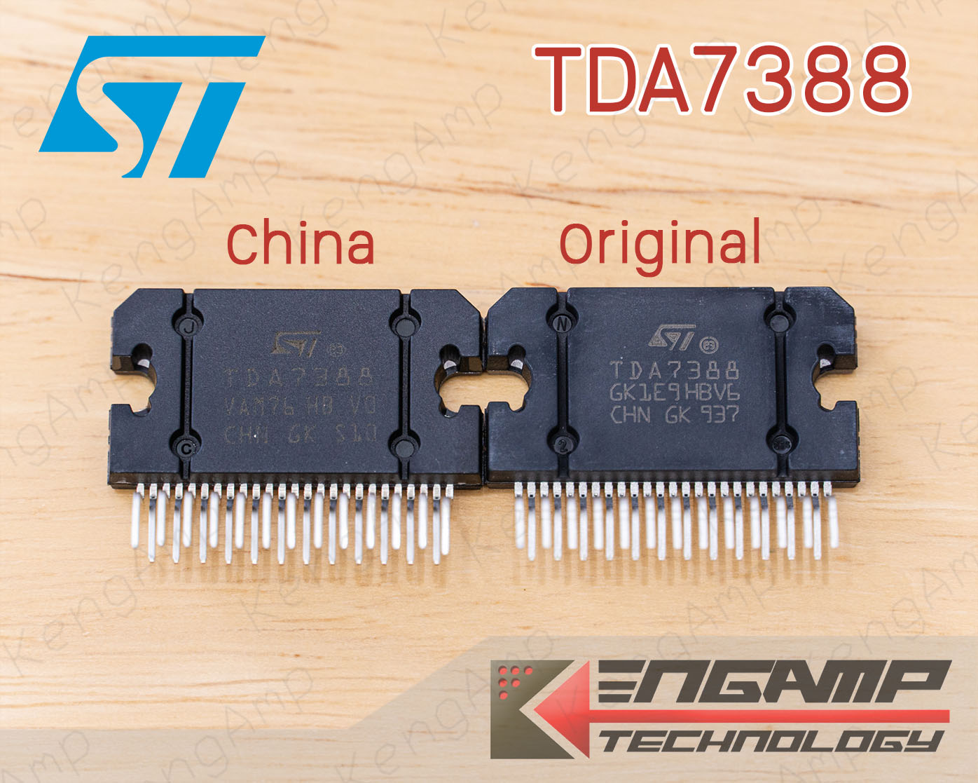 TDA7388 STmicroelectronics 4 x 45 W quad bridge car radio amplifier