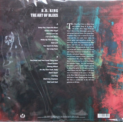 B.B. King - The Art Of Blues 1Lp New