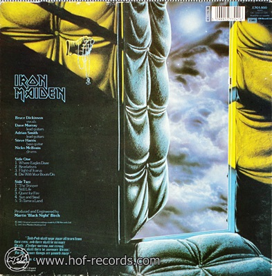 IRON MAIDEN - Piece Of Mind 1983 1lp