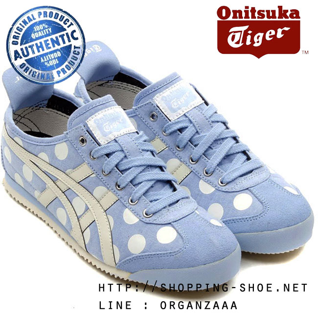Onitsuka Tiger Mexico 66 - Polka Dot Blue Chambray / Off White ของแท้ มีกล่อง ป้ายครบ