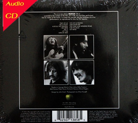 The Beatles - Let It Be 1Cd N.