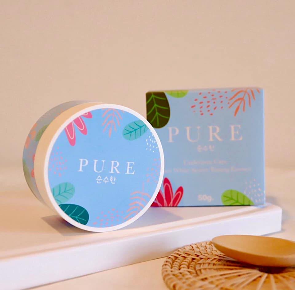 เพียว ครีมแก้ปัญหากลิ่นตัว Pure underarm 50 g.ครีมเพียว ทารักแร้ขาว