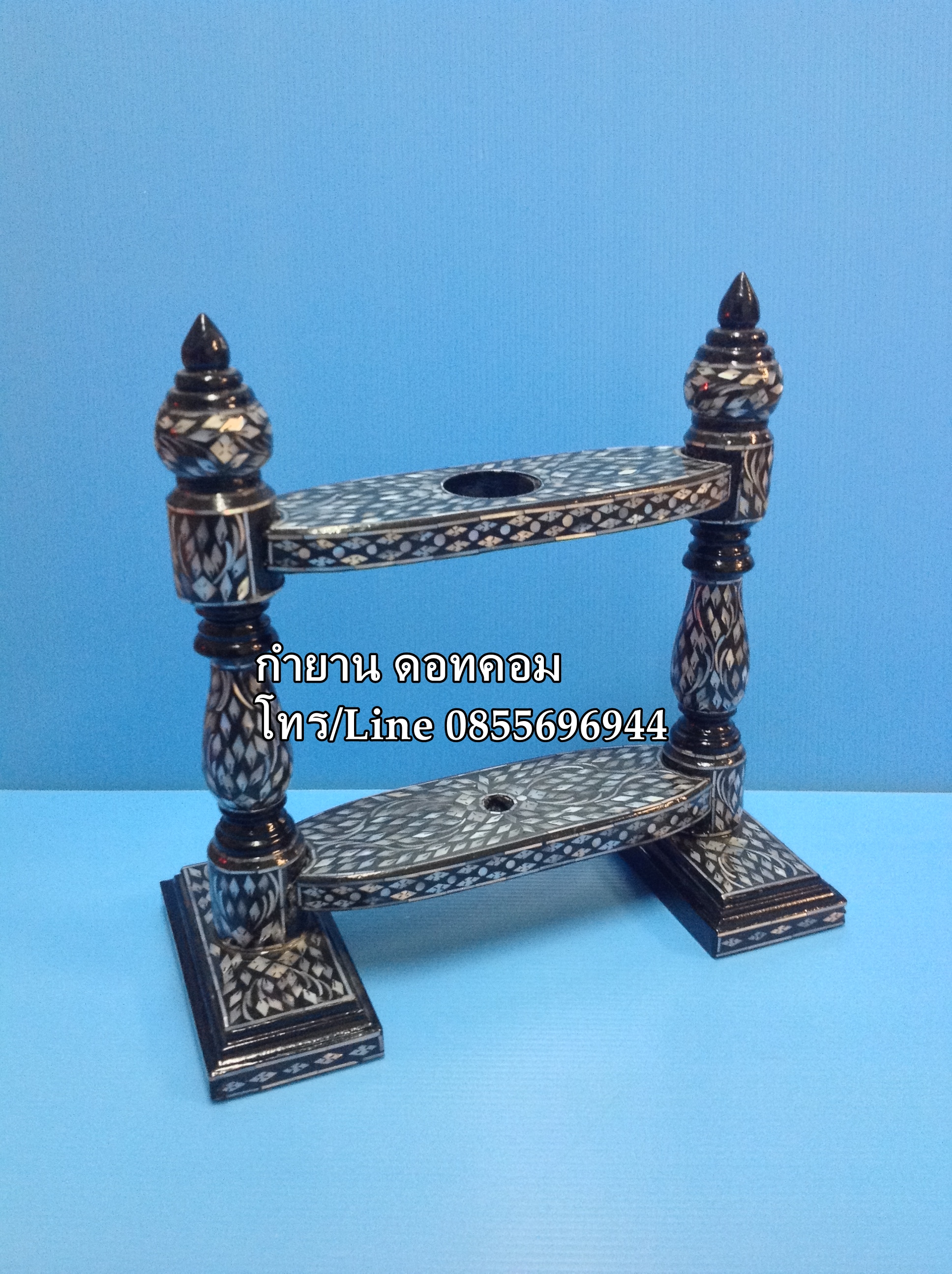 ขาตั้ง ตรีศูร ประดับมุข