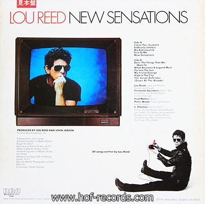 Lou Reed - New Sensations 1984