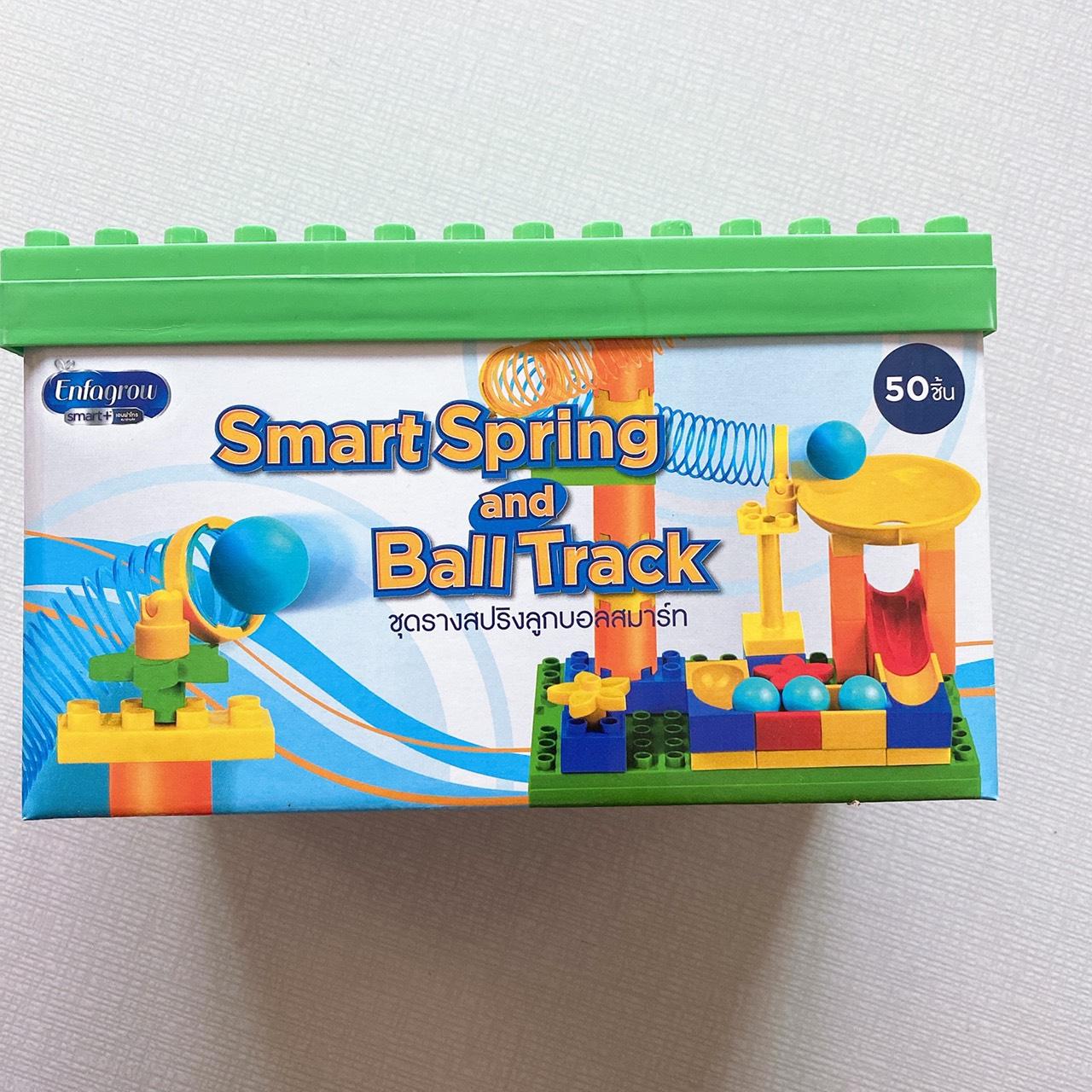 ตัวต่อ เลโก้ สีเขียว ชุดรางสปริง จำนวน 50 ชิ้น สินค้าเป็น ของแถม ของพรีเมี่ยม