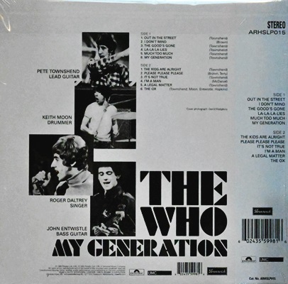 The Who - My Generation (Half Speed) 1Lp N.