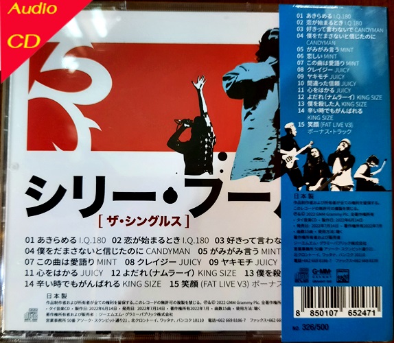 CD Sillyfool - รวมฮิต ( NewCD) Japan Version