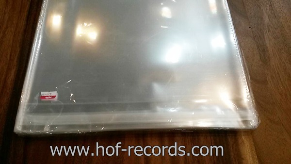 ซองนอกใส่แผ่นเสียง ซองแก้วมีแถบกาว บรรจุ 45 ซอง