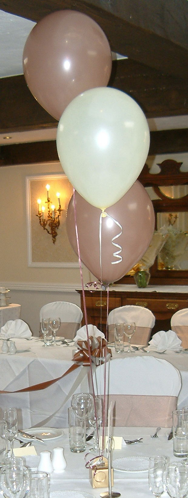 ลูกโป่งกลมสีพาสเทล สีน้ำตาลอ่อน ไซส์ 10 นิ้ว แพ็คละ 10 ใบ (Round Balloons 10"- Pastel Coffee Brown Color )