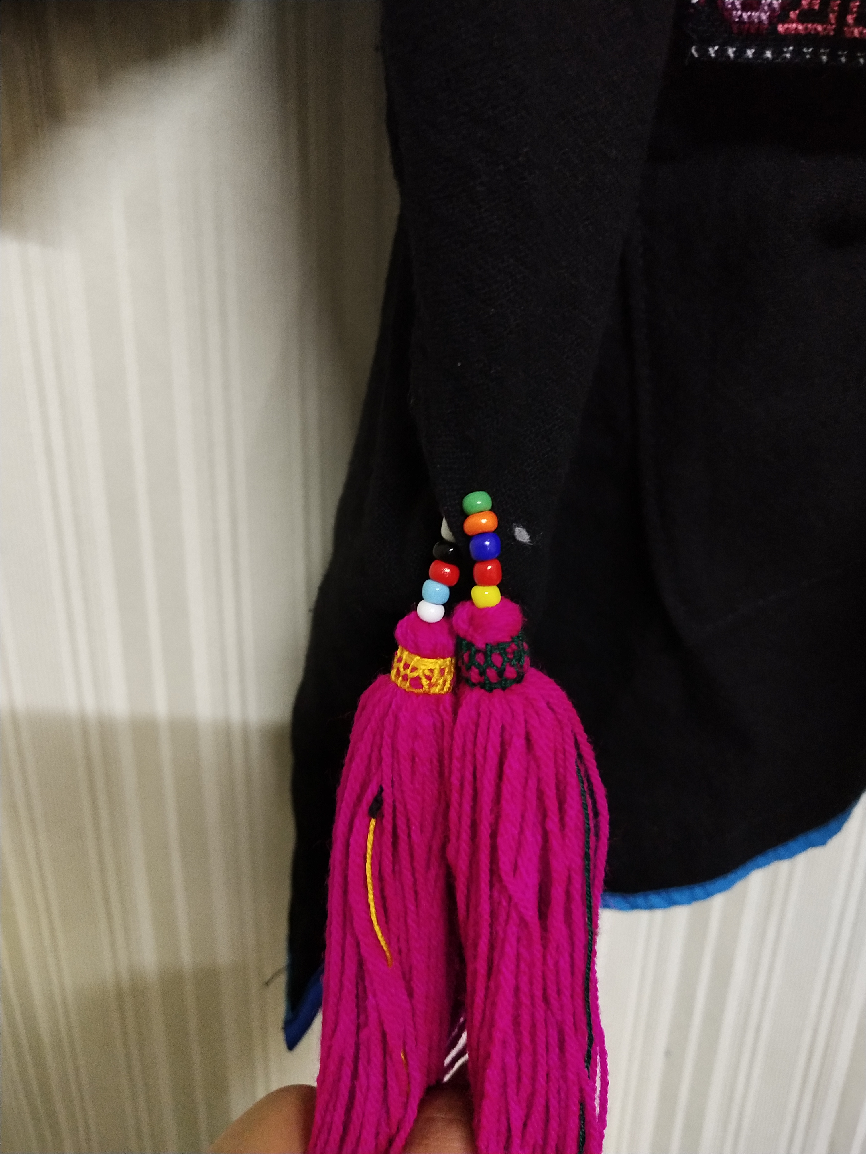 P382 เสื้ออิวเมี่ยนผู้หญิง ตัวใหญ่ แต่งงานปักมือ