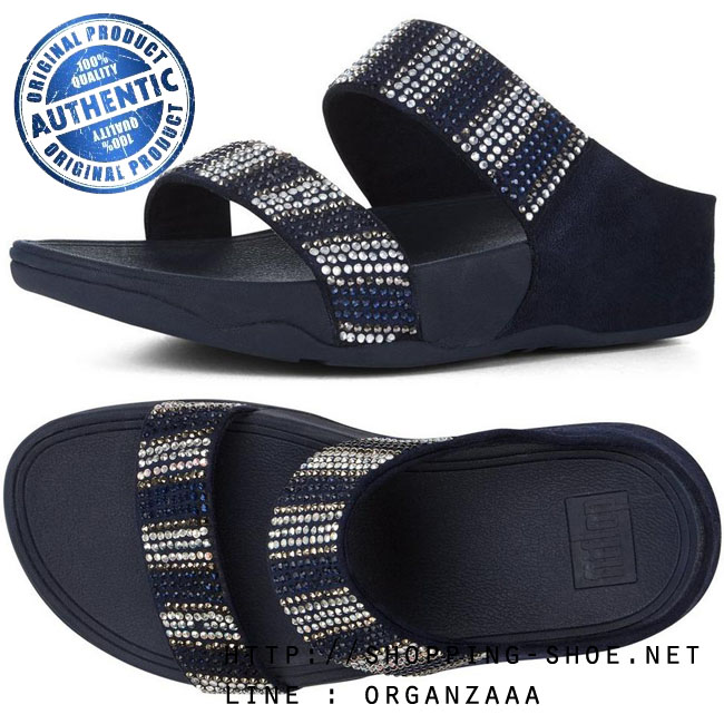 Fitflop Flare Strobe Slide Midnight Navy ของแท้ นำเข้าจาก USA และ UK