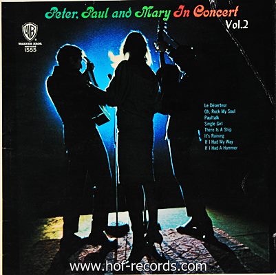 Peter, Paul And Mary - In Concert Vol.2 1lp