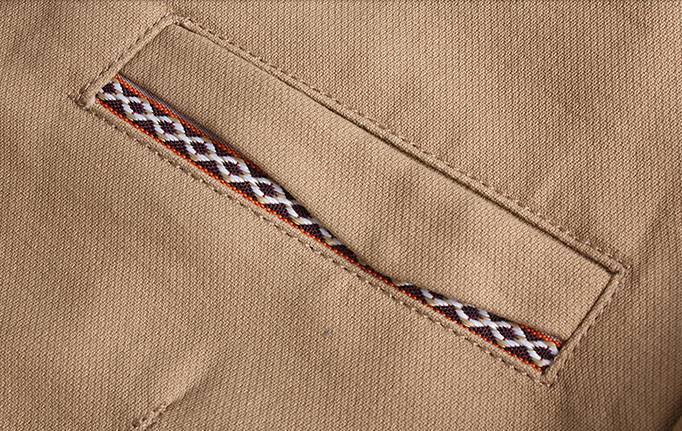 เสื้อสูทลำลองแฟชั่นผู้ชายแต่งอกซ้าย Size No.42 43 น้ำเงิน กากี