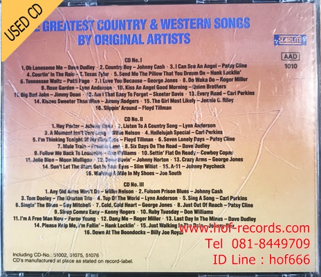The Greatest Country&Western Songs Used CD 3 Dise VG++ Code AAD
