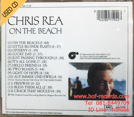 Chris Rea - on the Beach (German ) Used CD 1 Dise VG++