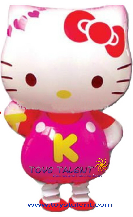 Hello Kitty Walking Balloons - คิตตี้บอลลูน สีฟ้า / Item No. TL-K004