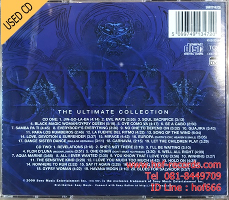 Santana - The Ultimate Collection(US) Used CD 2 Dise VG++ code TCX