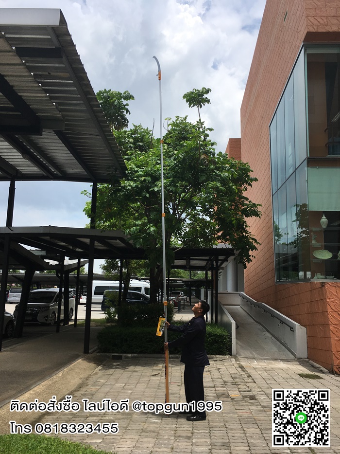 เลื่อยตัดกิ่งไม้สูง ต่อด้าม ปรับยืดได้สูงสุด 6.2 เมตร ซูกี้ ฮายาเตะ Silky Saws HAYATE 372-42