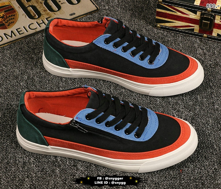 Denim shoes ใส่ได้กับทุกสไตล์ สีดำ