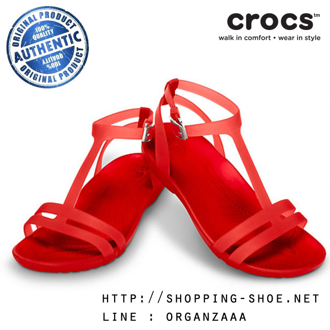 Women's Crocs Sexi Sandal - Scarlet ของแท้ Outlet ไทยและอเมริกา