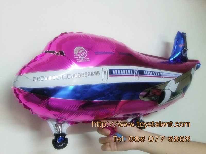ลูกโป่งฟลอย์ เครื่องบินโบอิ้งโดยสาร - Air Plane Foil Balloon / Item No. TL-A056