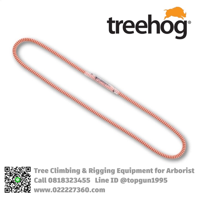 เชือกพูสิกเย็บห่วง 10mm เชือกปีนต้นไม้ ทนความร้อน มาตรฐาน EN795B Treehog Polyester Sewn Prusik Loop TH1154