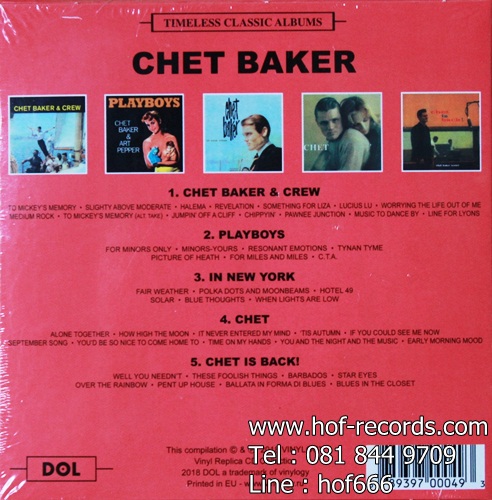 Chet Baker - Timeless Classic 5cd N.