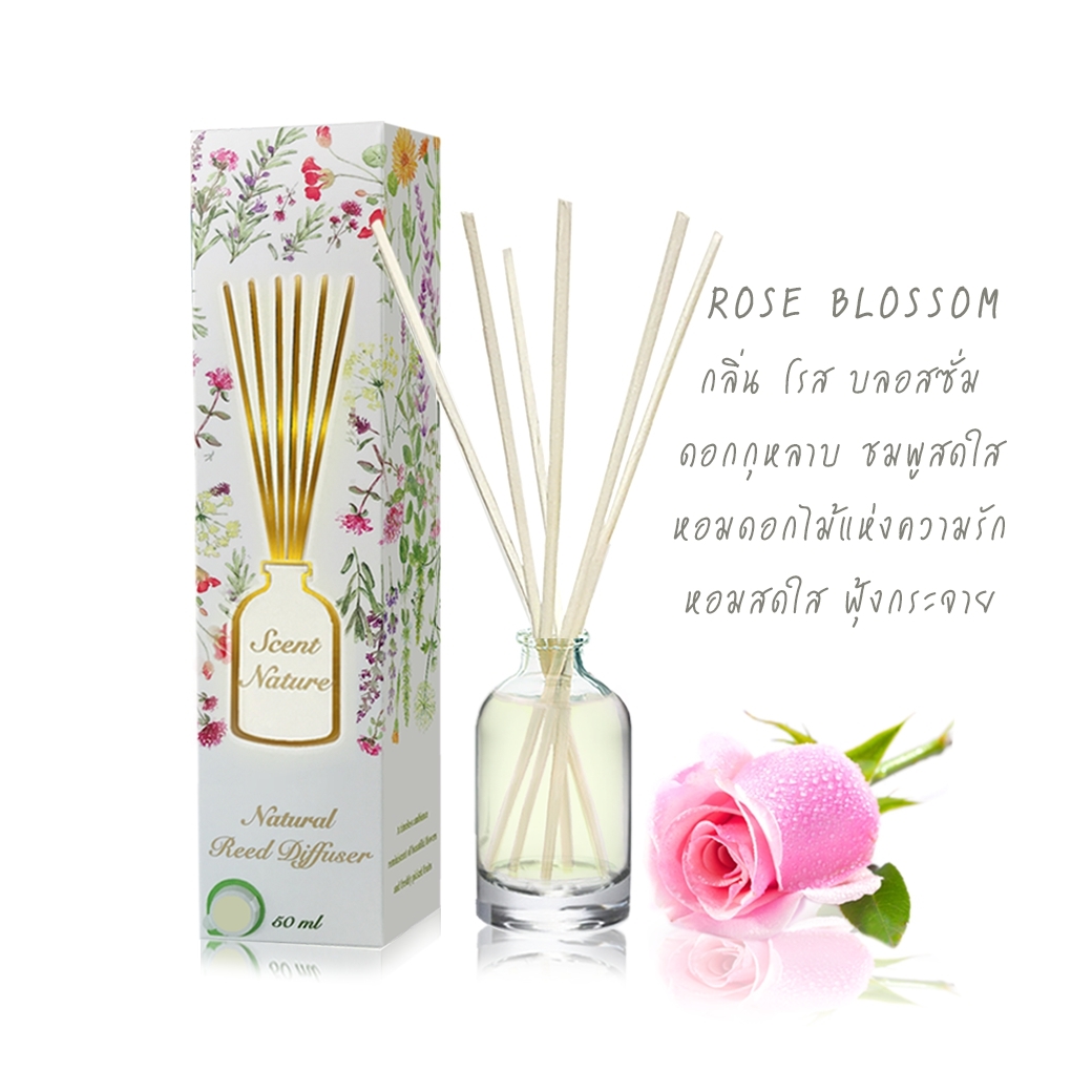 Scentnature ก้านไม้หอมอโรม่าปรับอากาศScentnature กลิ่น Rose Blossom