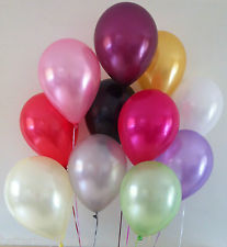 ลูกโป่งกลม เนื้อมุก สีเขียวอ่อน ไซส์ 9 นิ้ว แพ็คละ 10 ใบ ( Round Balloons 9" - Pearl Light Green Color )