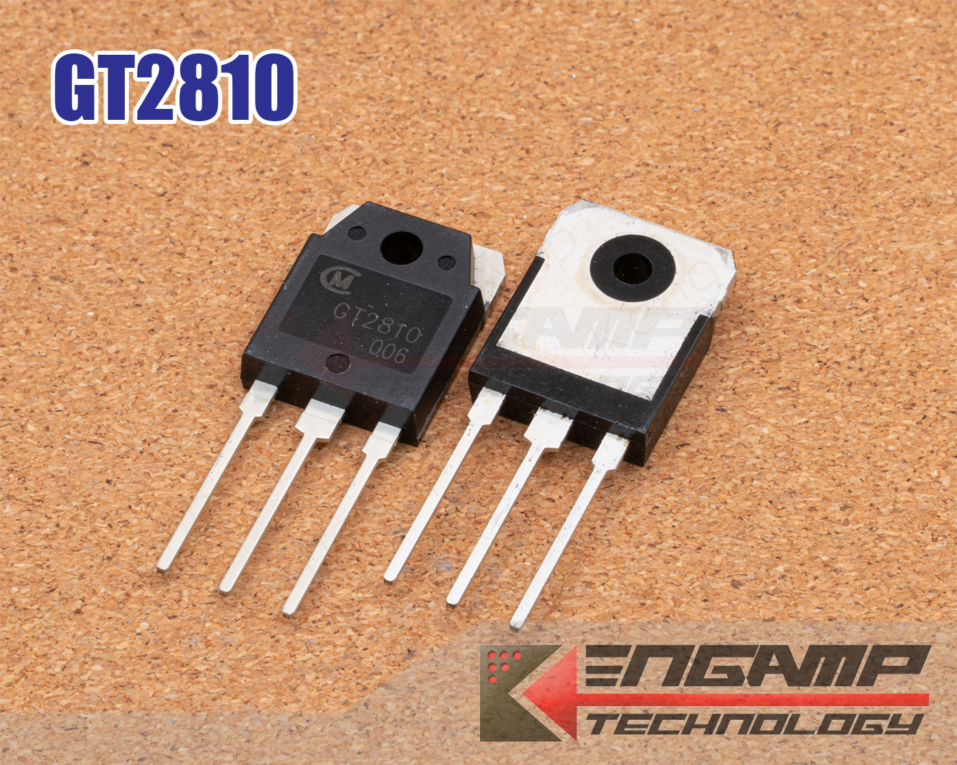 (ราคาต่อ1ตัว) [IGBT] GT2810 เกรดแท้ เป็นอะไหล่แอมป์รถยนต์ใส้เกาหลี