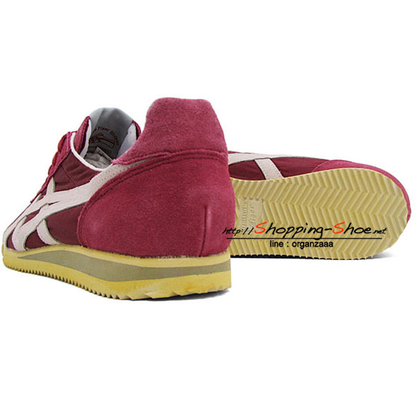 Onitsuka Tiger Corsair Vintage - Burgundy / White ของแท้ มีกล่อง ป้ายครบ