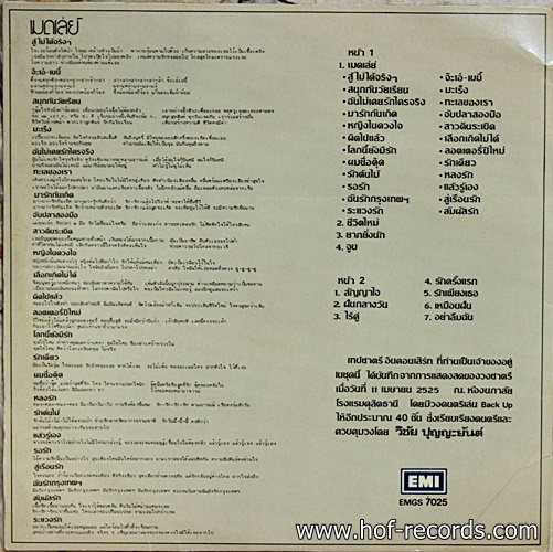 LP ชาตรี - อินคอนเสิร์ท ปก VG+ แผ่น VG++