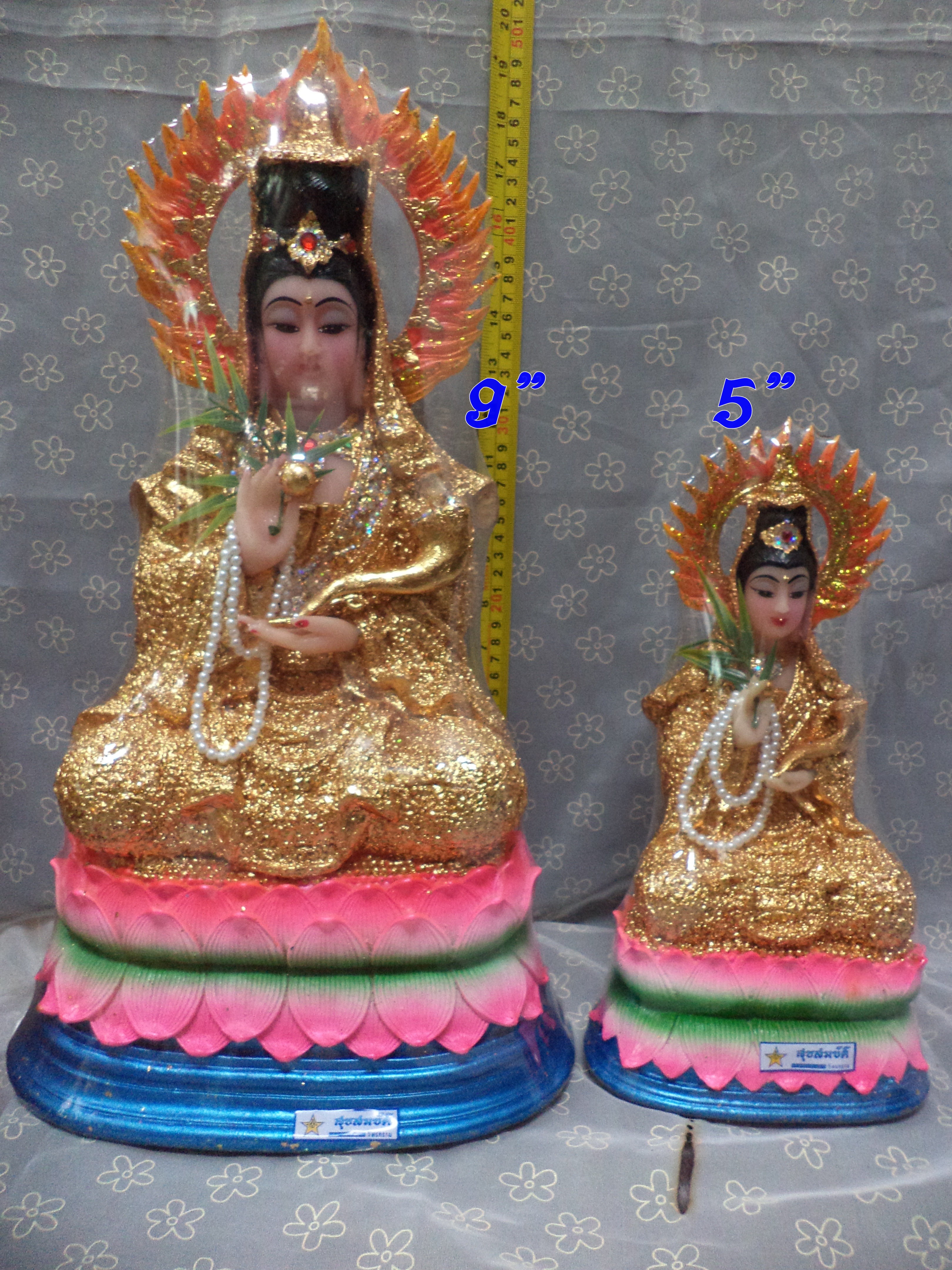 พระแม่กวนอิม นั่ง 5"