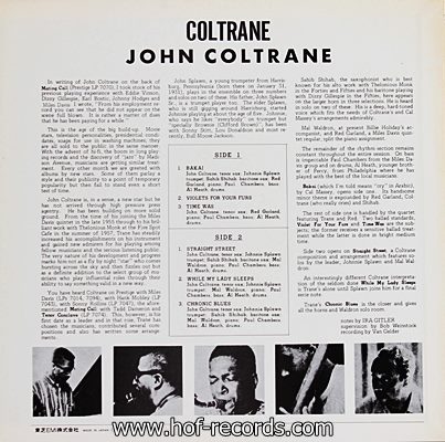 John Coltrane - Prestige 7105 1lp