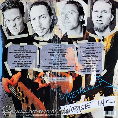 Metallica - Garage Inc. 1998 3lp NEW