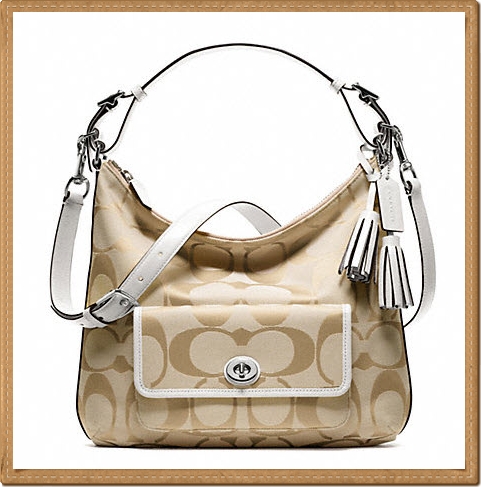 Coach Signature Courtenay Hobo 22392 - White