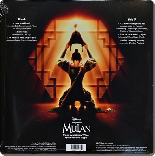 Ost.Mulan 1Lp New