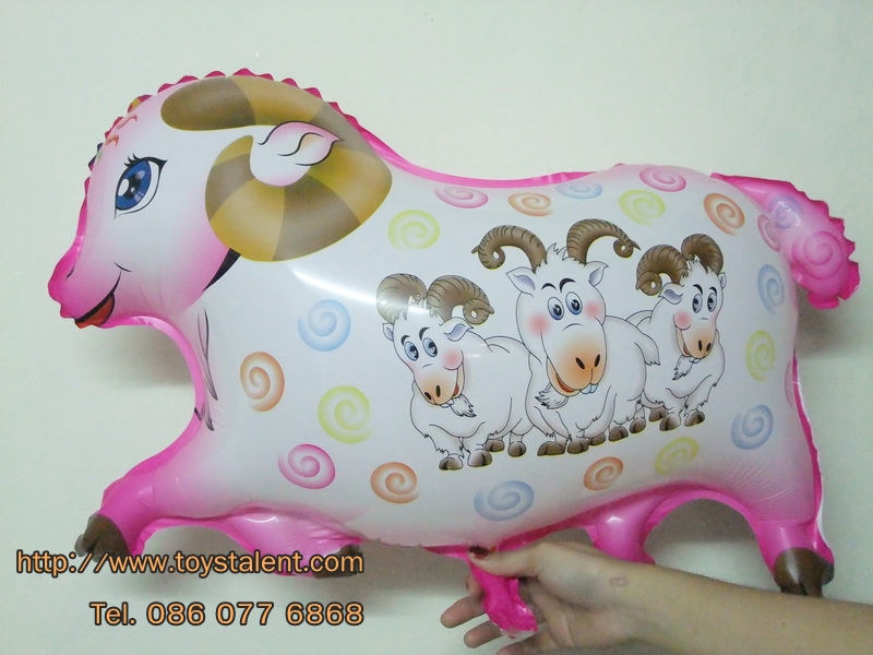 ลูกโป่งฟลอย์ แพะ - Goat Foil Balloon / Item No. TL-B025